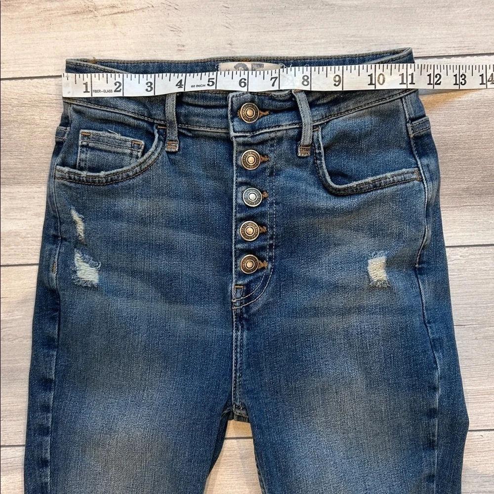 Free People We The Free skinny high rise ankle jeans size 25